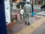 札幌市建設局職員の下水調査